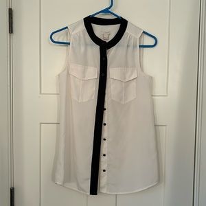 Jcrew size 0 sleeveless top